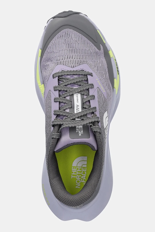 Женские кроссовки The North Face Vectiv Enduris 2 текстильные на толстой подошве, серый — фото 4