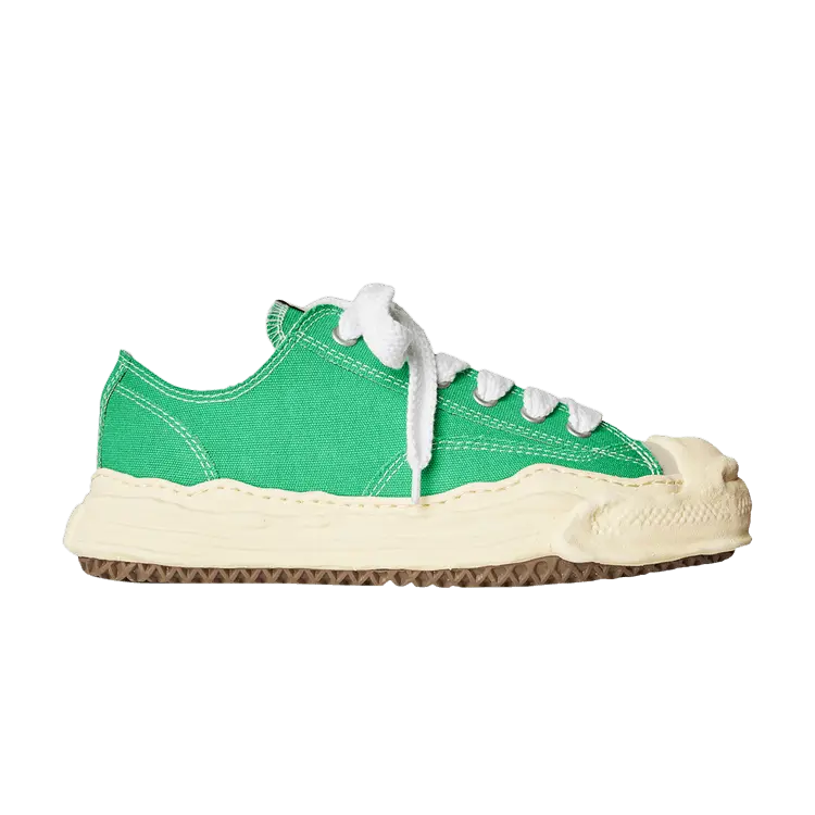 

Кроссовки Maison Mihara Yasuhiro Hank Vintage Sole Canvas Low Green, зеленый