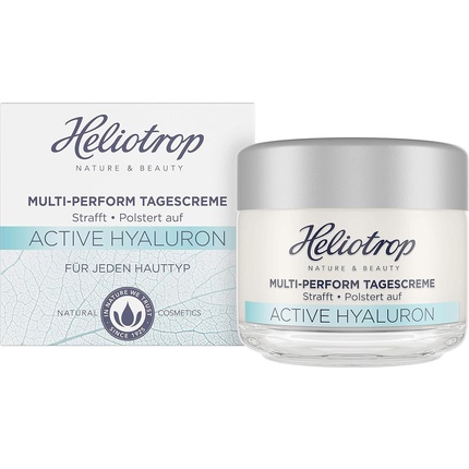 

Heliotrop Anti-Aging Day Care для всех типов кожи Веганская натуральная косметика Свежая и заметно более упругая кожа Многофункциональный дневной крем с натуральной гиалуроновой кислотой Active Hyaluron 50 мл Heliotrop Naturkosmetik
