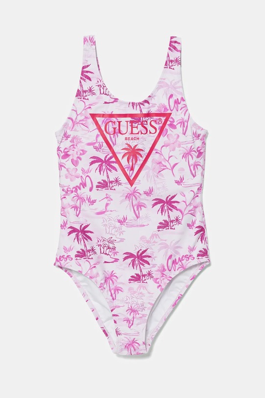 

Детский купальник цельнокроеный Guess, розовый