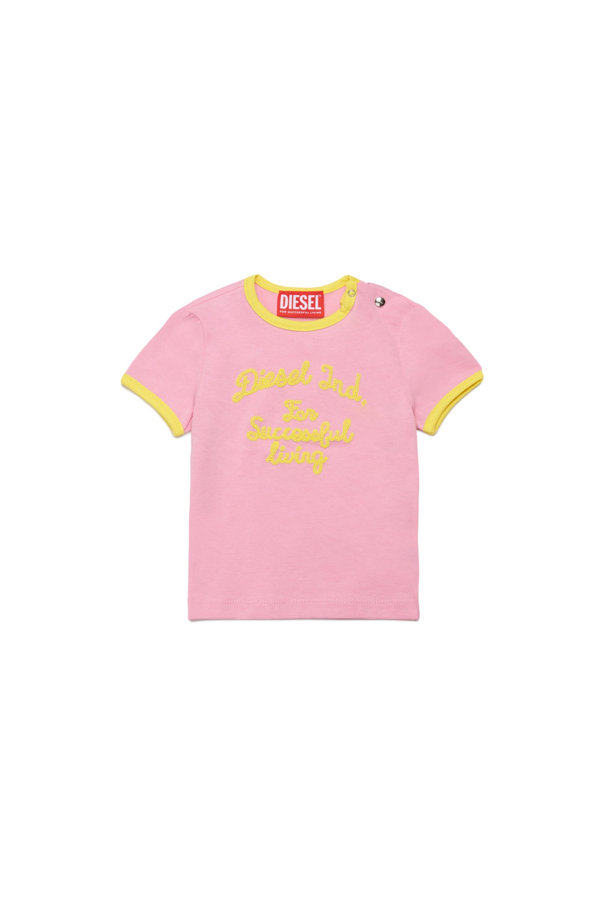 Детская футболка TELAB Diesel, pink — фото 3