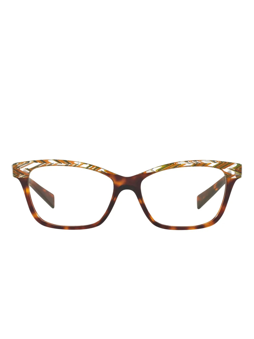 

Очки с эффектом черепахового панциря Alain Mikli, коричневый