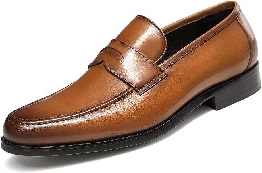 

Мужские классические туфли FRASOICUS, лоферы на слипоны из натуральной кожи, коричневый