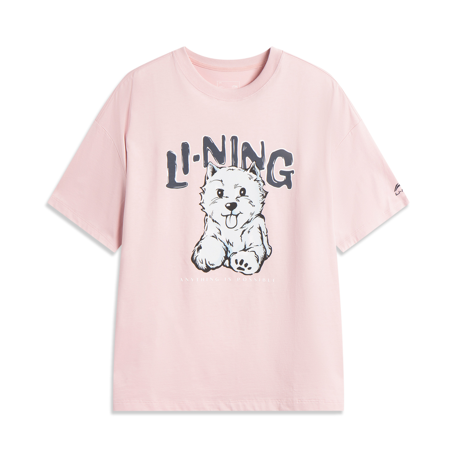 

LINING Футболка Women's Light Crimson Pink, Розовый, LINING Футболка Women's Light Crimson Pink