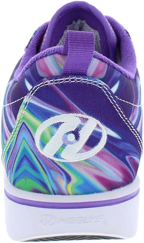 Кроссовки с колесиками Heelys Voyager, девичьи, Purple/Multi — фото 4