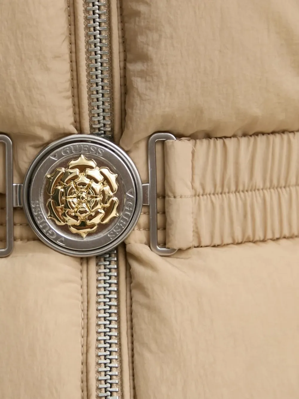 

Утепленное пальто с капюшоном GUESS USA, нейтральный