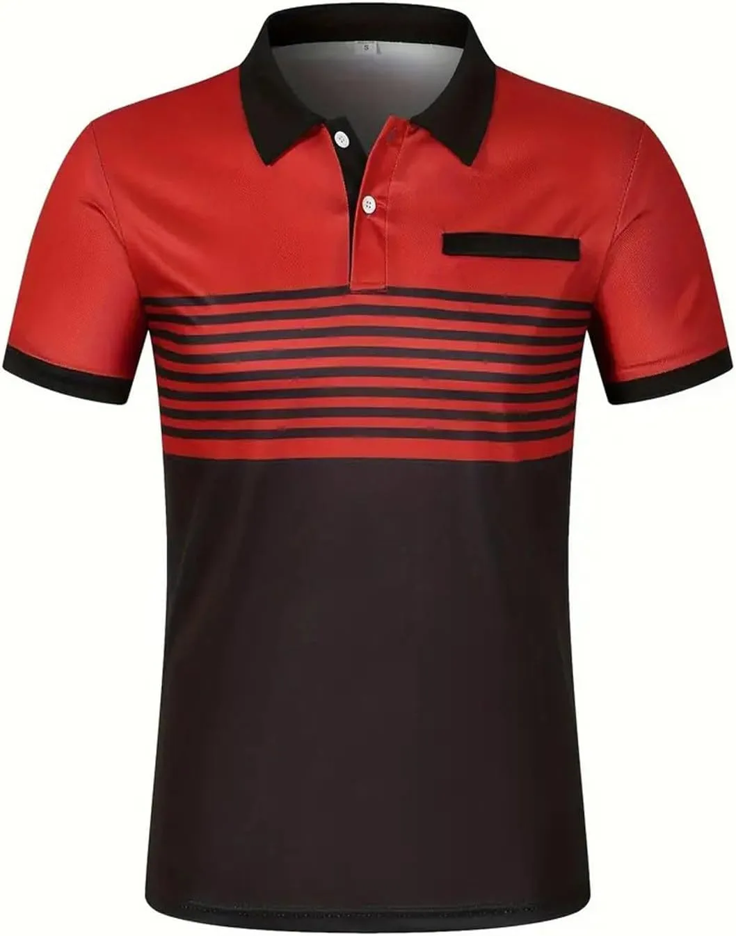

Мужская поло с коротким рукавом, классический воротник, S-3XL