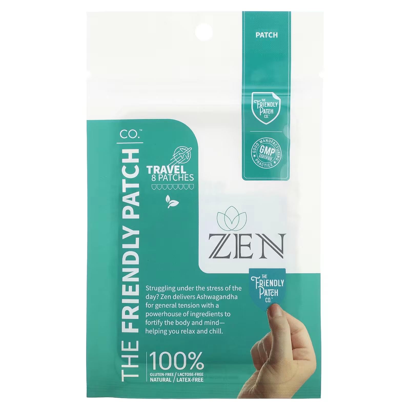 

Набор патчей The Friendly Patch Zen Stress Patch, 8 штук