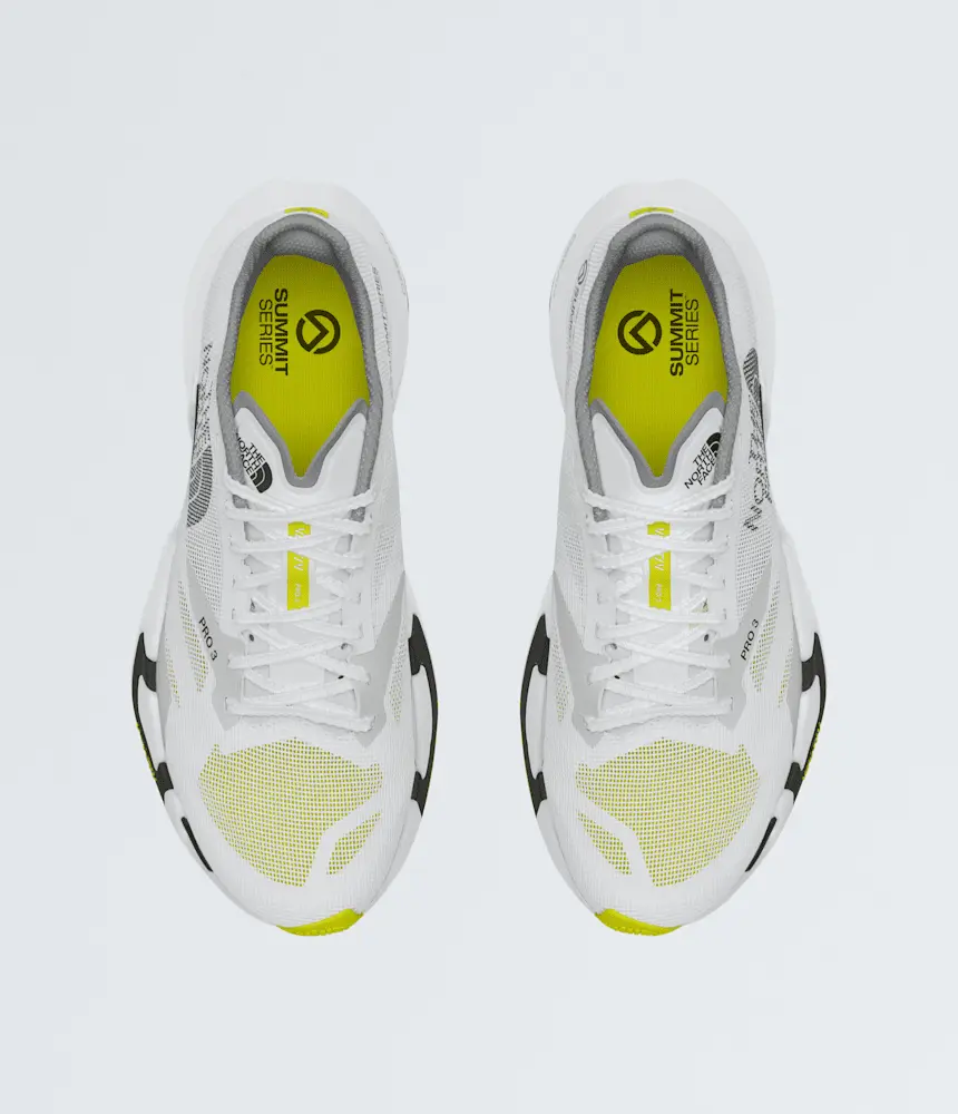 Кроссовки Summit Series VECTIV Pro 3 The North Face, White Ash/Sulphur Spring Green — фото 2