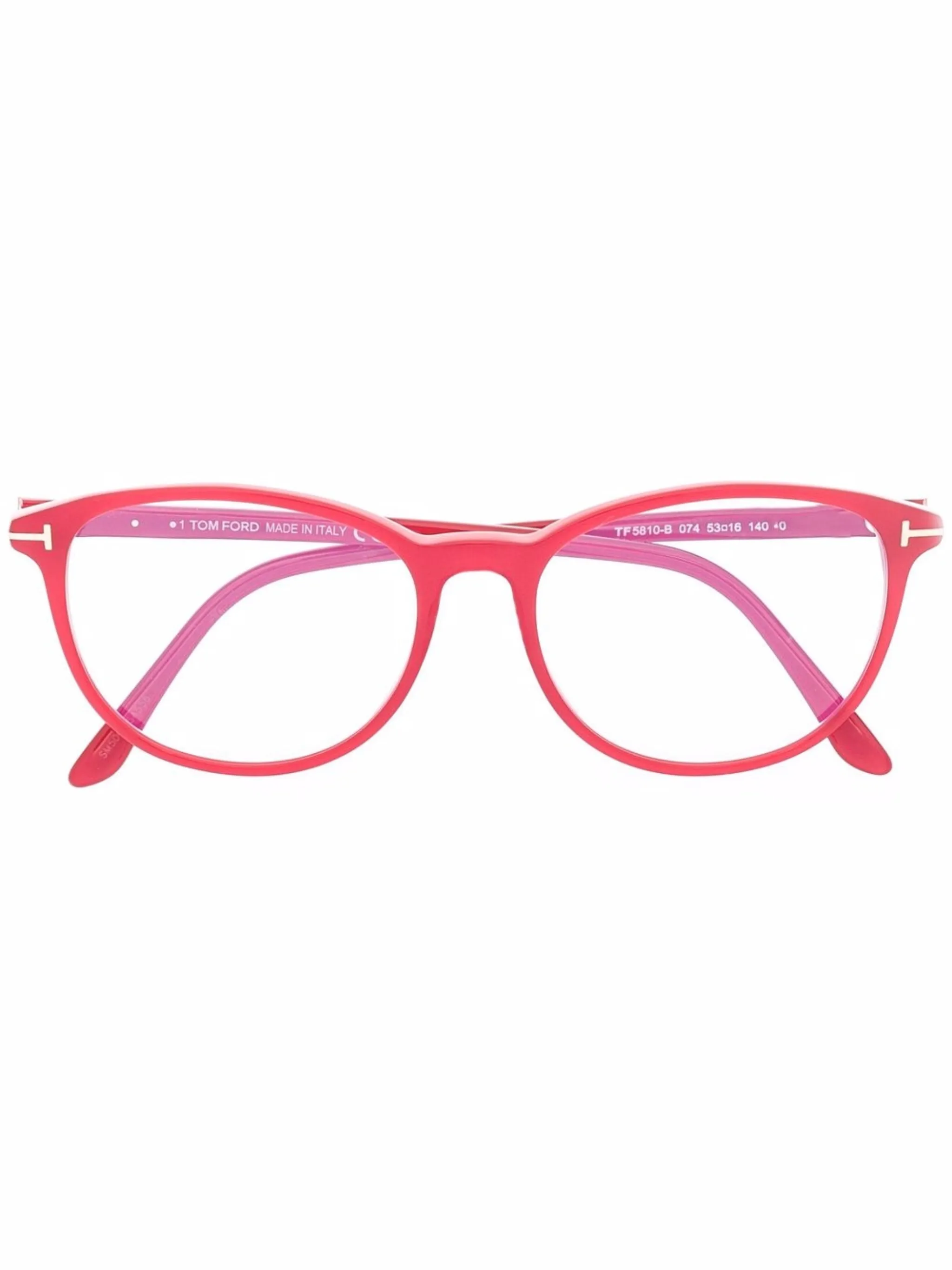 

Очки FT5810 в овальной оправе Tom Ford Eyewear, красный
