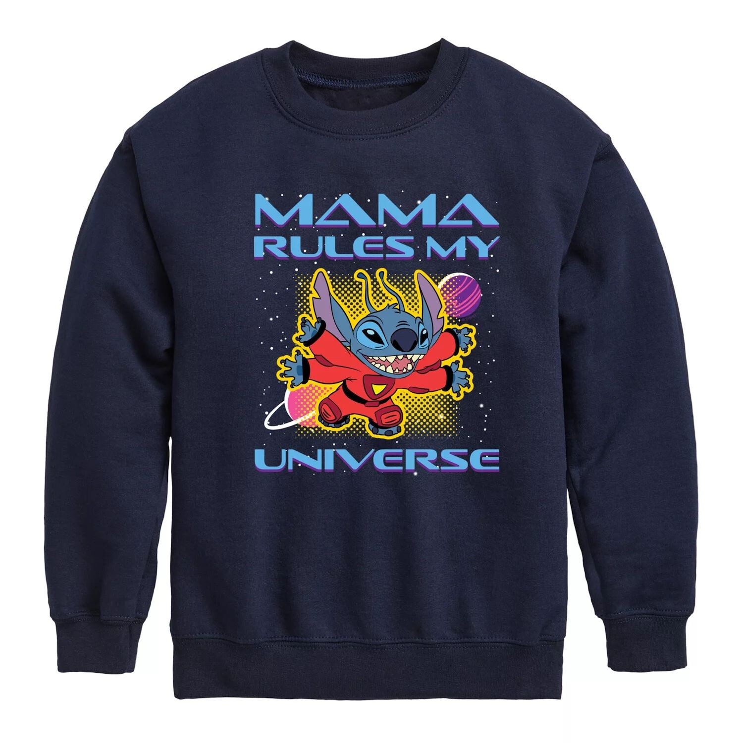

Флисовый пуловер Disney's Lilo & Stitch для мальчиков 8–20 лет Mama Rules Disney, синий