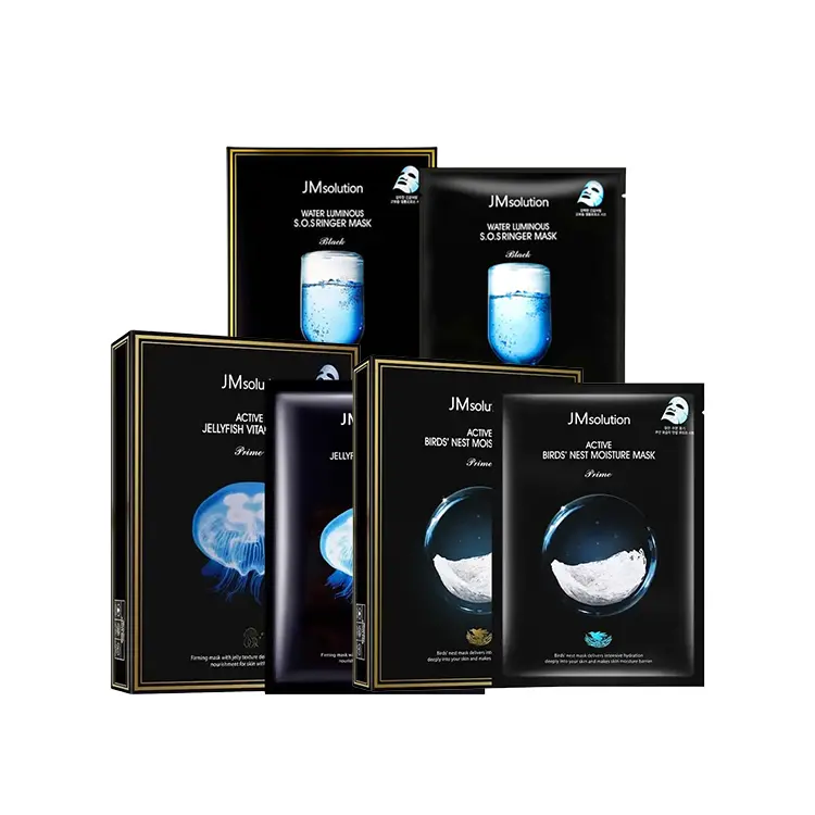 

Наборы для ухода за кожей Unisex JMsolution, Three-Piece Set: Emergency Facial Mask 10 Pcs/Box+Bird's Nest Facial Mask 10 Sheets/Box+Jellyfish Facial Mask 10 Sheets/Box