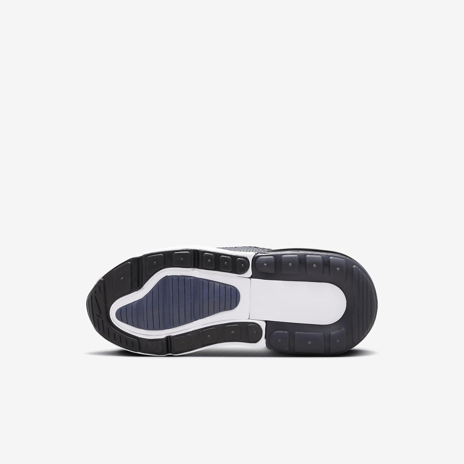 Кроссовки Nike Air Max 270 для детей, белый/черный/синий — фото 2