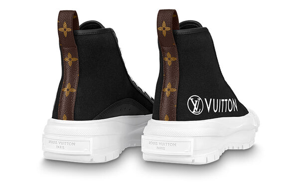 Кроссовки squad platform ankle sneakers 'black' Louis Vuitton, черный — фото 4