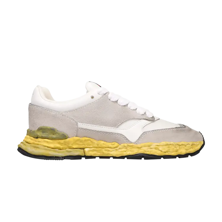 

Кроссовки Maison Mihara Yasuhiro George OG Sole Mixed Material Low 'White Yellow', белый