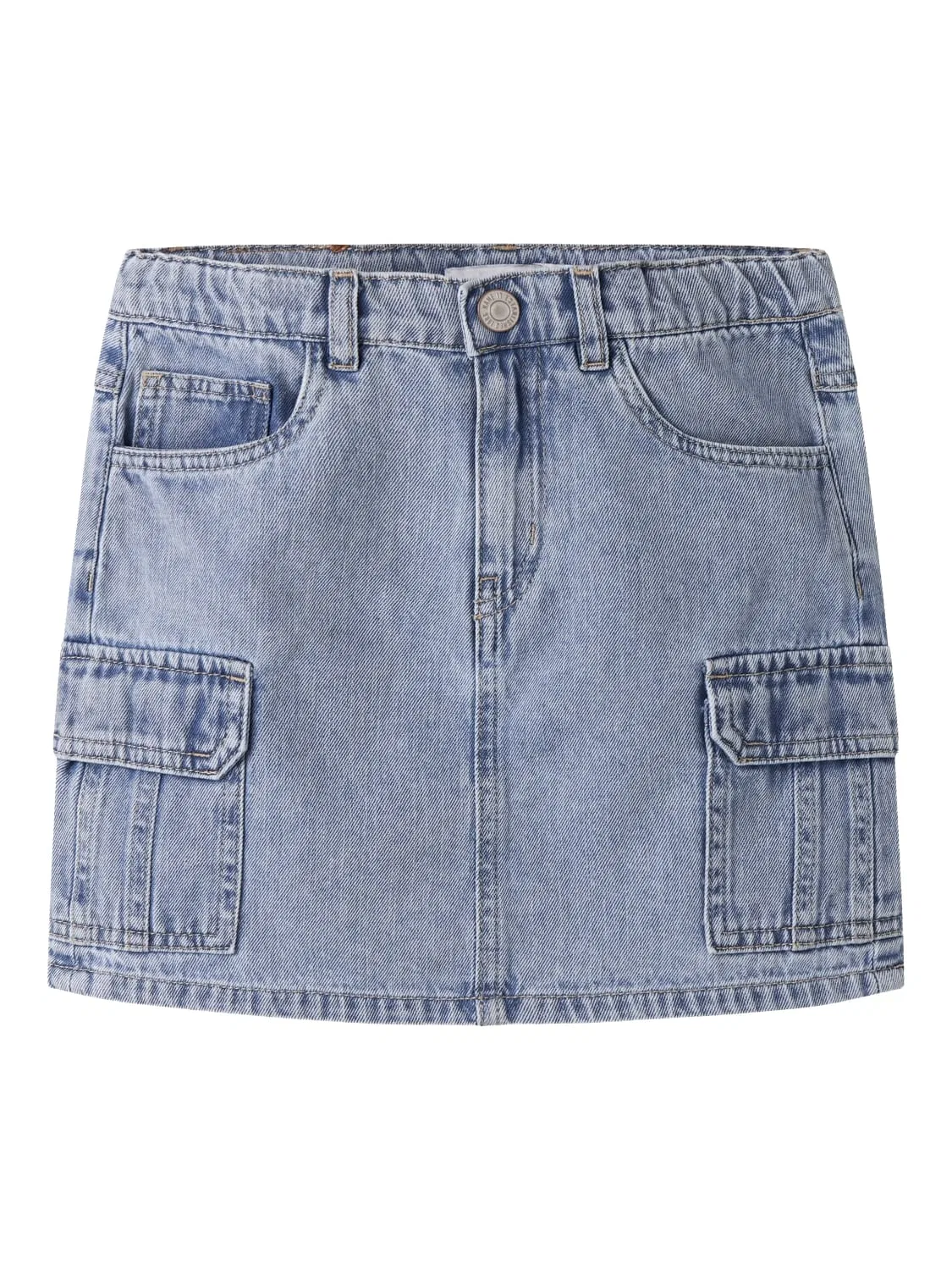Юбка джинсовая карго Name it, light blue denim