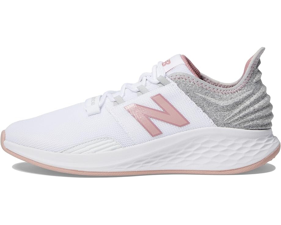 Кроссовки New Balance Golf Fresh Foam ROAV Golf, цвет White/Pink — фото 4