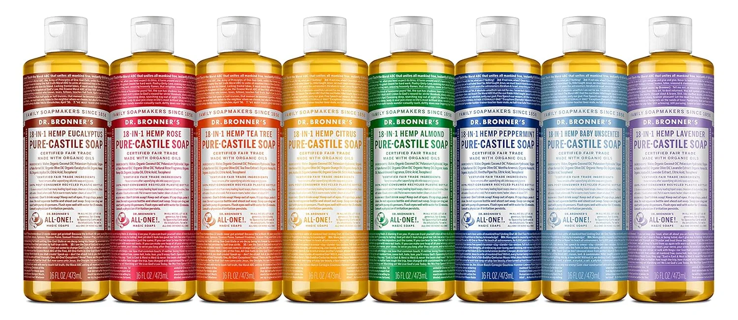 Жидкое мыло-концентрат «Orange von Kastilien» 473 мл от Dr. Bronner's Dr. Bronner'S — фото 3