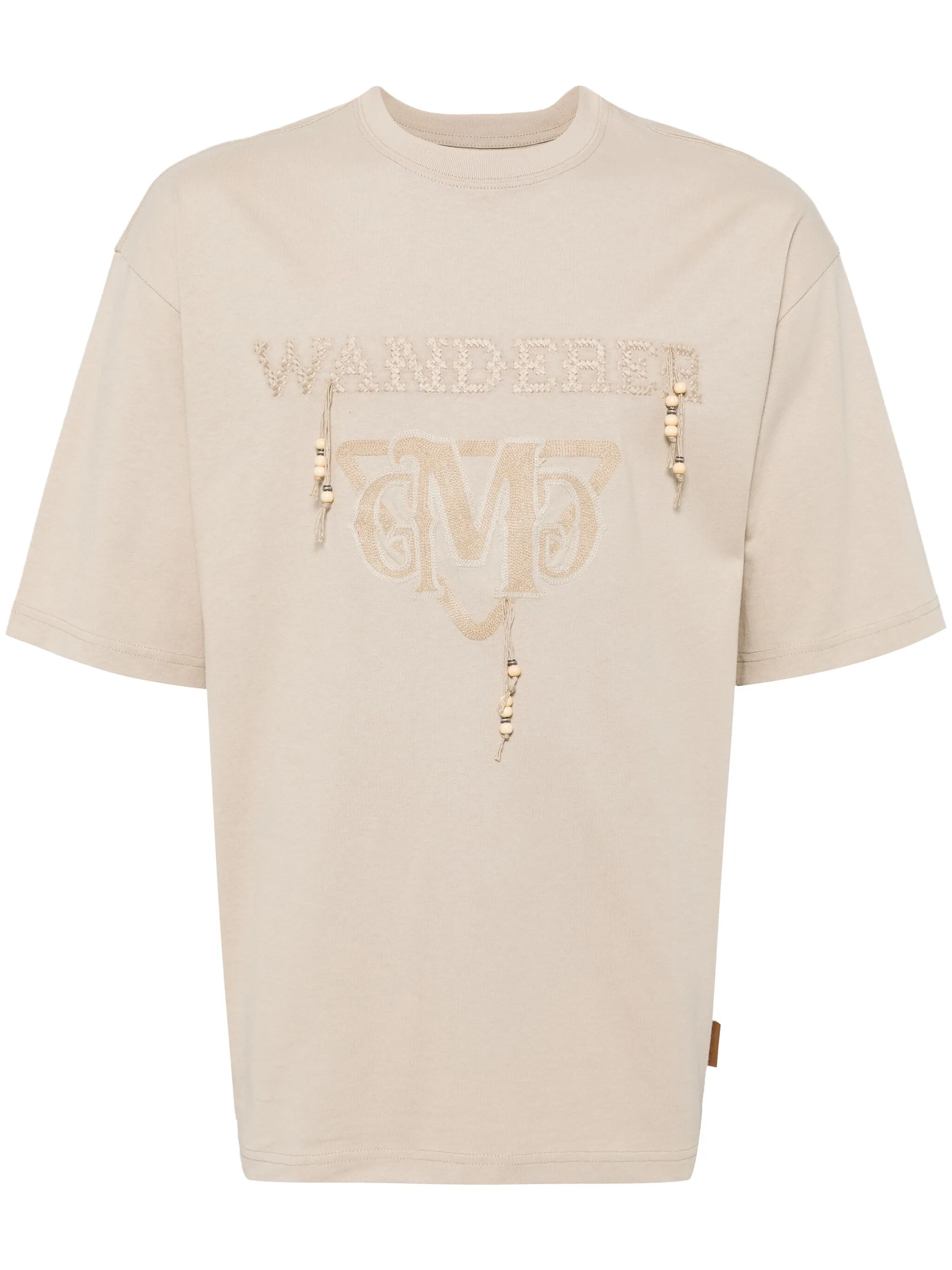 

Футболка с вышивкой Musium Div., коричневый