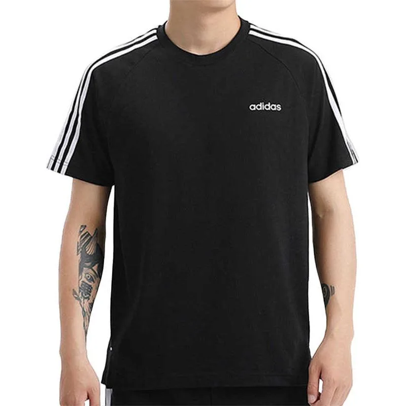 Adidas Neo Футболка мужская Black Crew Neck Moderate Straight Fit — фото 2