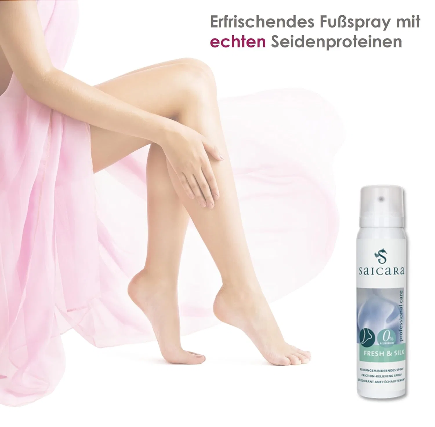 Спрей для ног Saicara Foot Fresh & Silk, 100 мл Saicara — фото 3