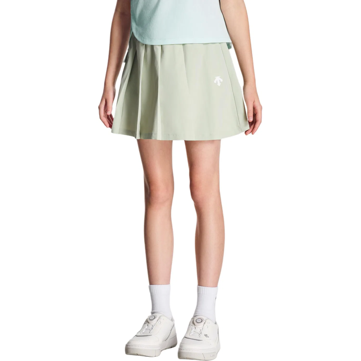 Юбка легкая короткая DESCENTE Kids хаки