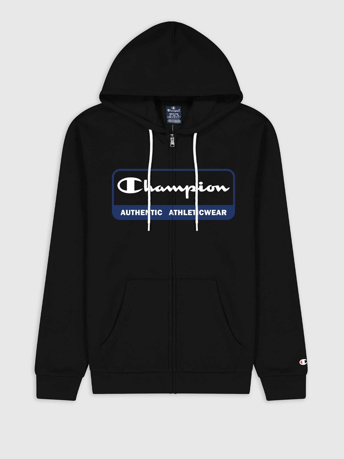

Толстовка Champion Hooded Full Zip Sweatshirt, черный