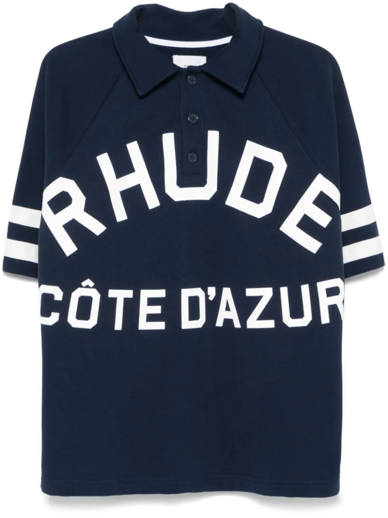 

Рубашка поло RHUDE Cote D'Azur, синий