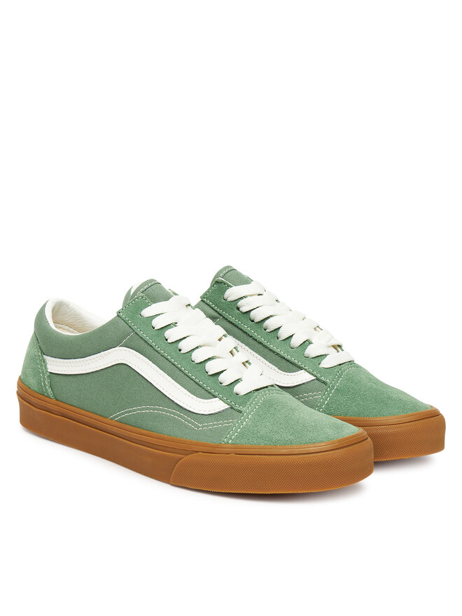 Тканевые кеды Old Skool VN000D9Y17P1 Vans, зеленый — фото 2