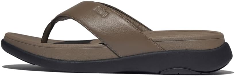 

Мужские сандалии FitFlop F-Mode Go All Black с перепонкой между пальцами (IX1-090), Walnut