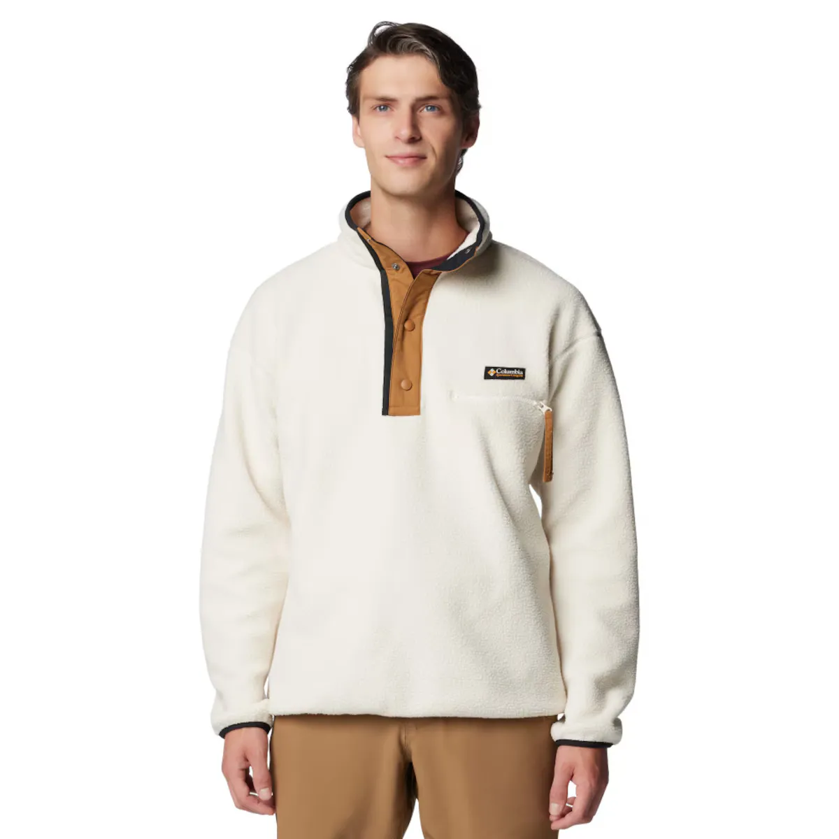 

Мужская флисовая кофта Columbia Helvetia II Half Snap, бежевый