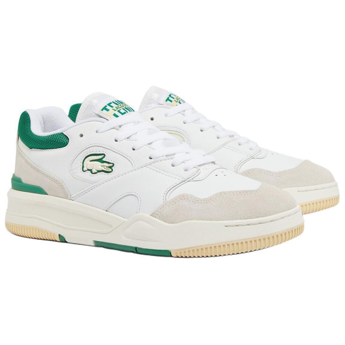Кеды мужские, обувь для скейтбординга низкая белый Lacoste — фото 3