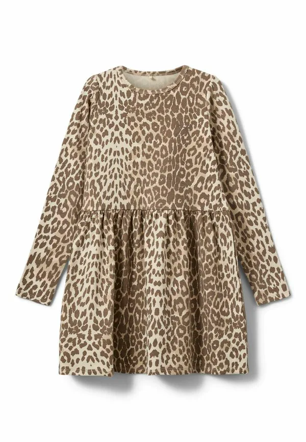 Повседневное платье берракб Sofie Schnoor, Aop Beige Leopard