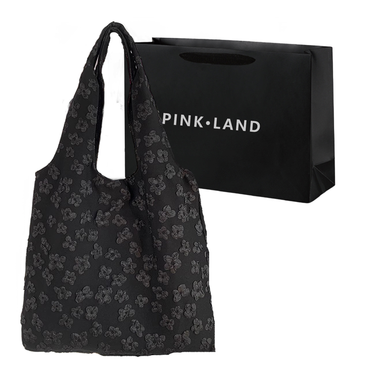 

PINK·LAND Сумка через плечо, Texture Floral Black