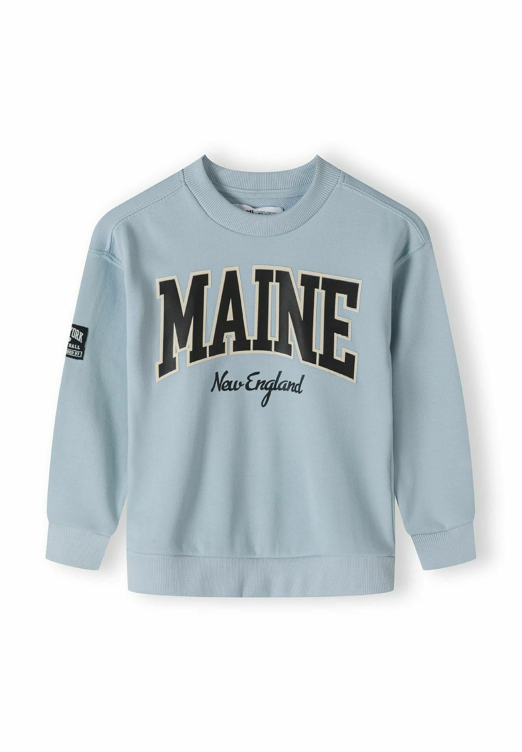 

Толстовка RIBBED CREW NECK MINOTI, светло-голубой