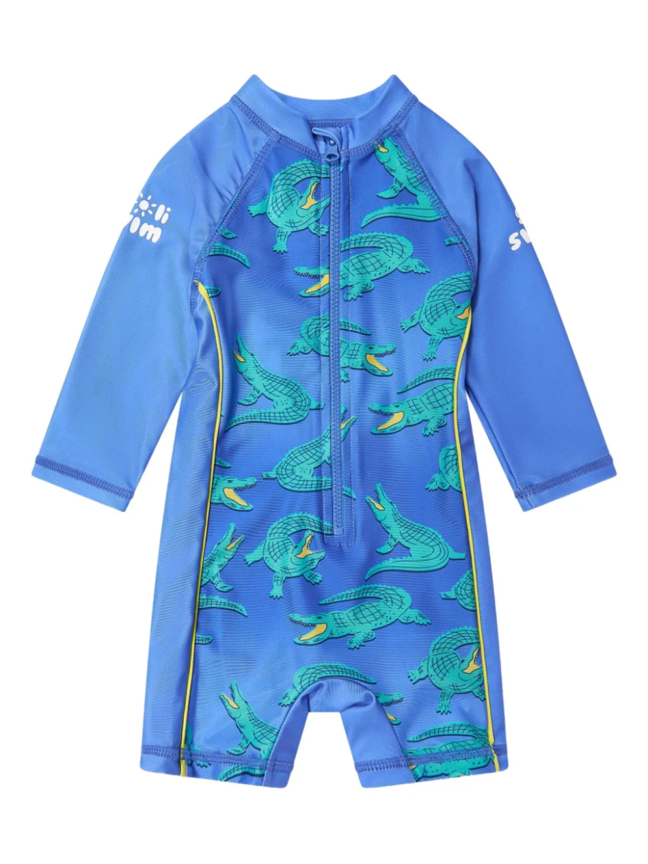 

SOLISWIM KIDS купальник с крокодиловым принтом, синий