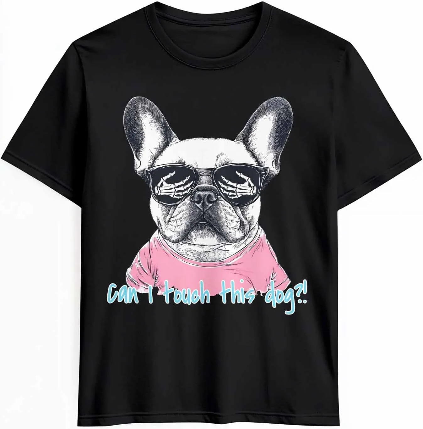 

Мужская футболка с принтом собаки и очков CosyBright