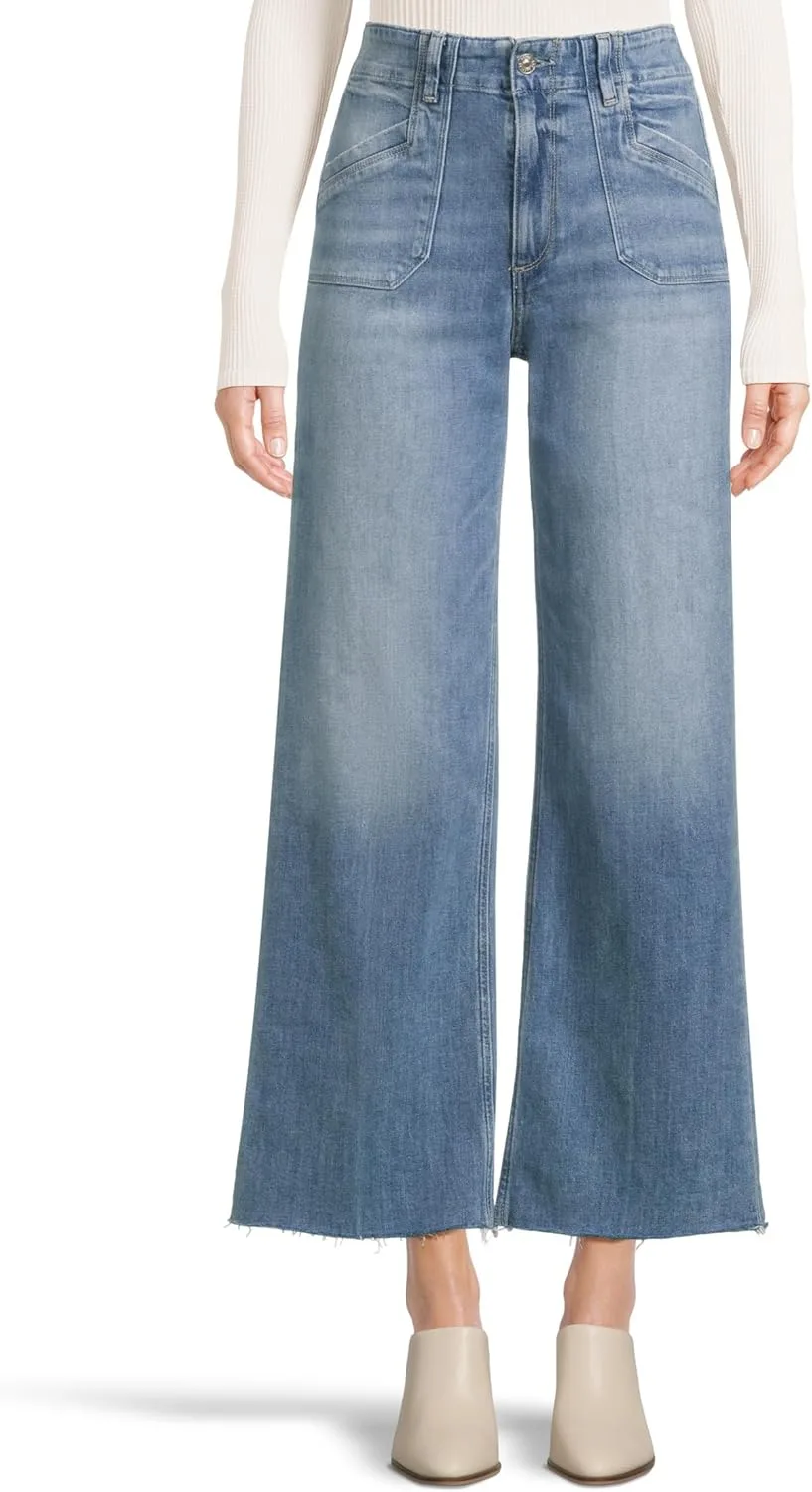 

PAIGE Women's Anessa 31in Welt Utility Pockets Raw