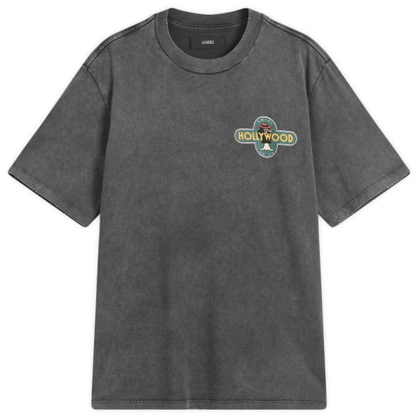 

Футболка с голливудским волком Amiri, черный