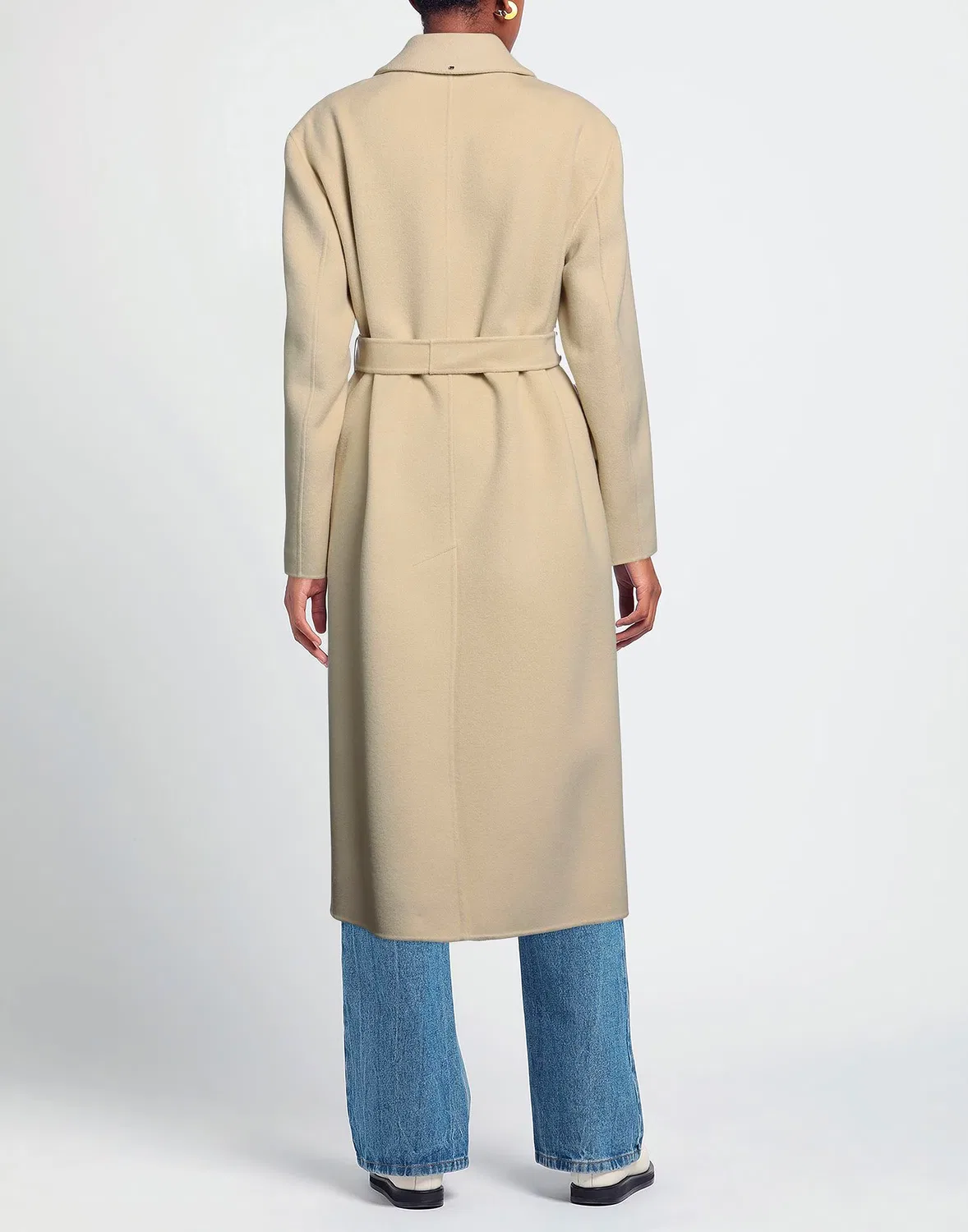Пальто бежевое SPORTMAX — фото 3