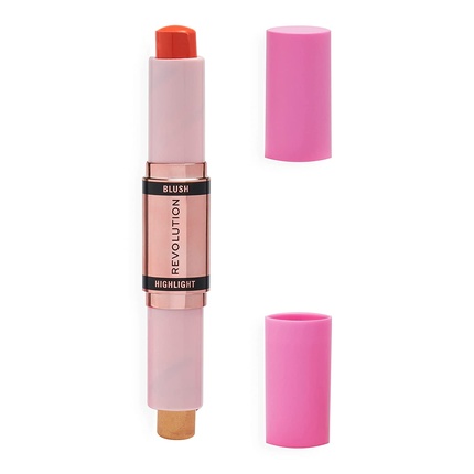 

Румяна и хайлайтер Coral Dew для лица 4,3 г Makeup Revolution
