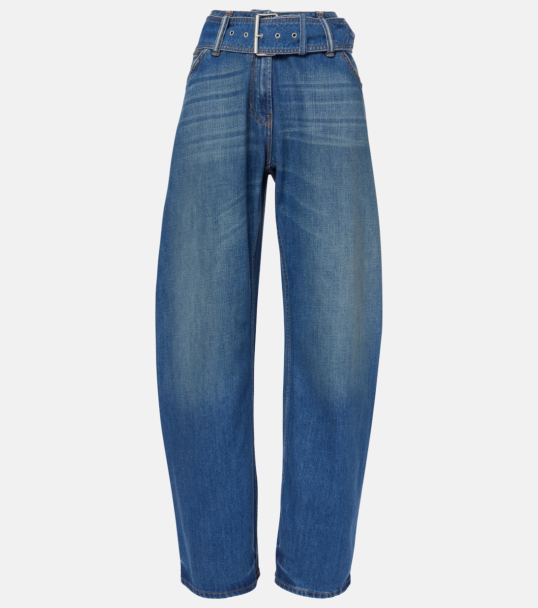 

Джинсы с низкой посадкой и широкими штанинами Acne Studios, Mid Blue
