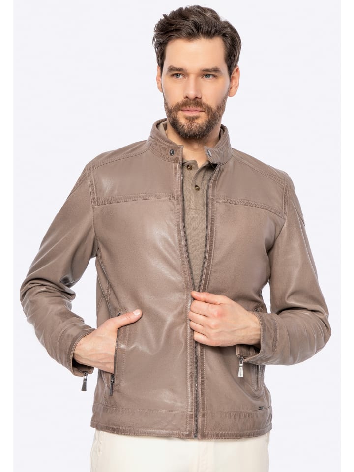 

Кожаная куртка Wittchen, бежевый