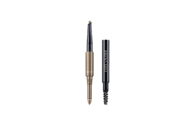 ESTEE LAUDER Карандаш для бровей долговечный многофункциональный Brown Black 0,2 г+0,25 г, #06 CHESTNUT — фото 3