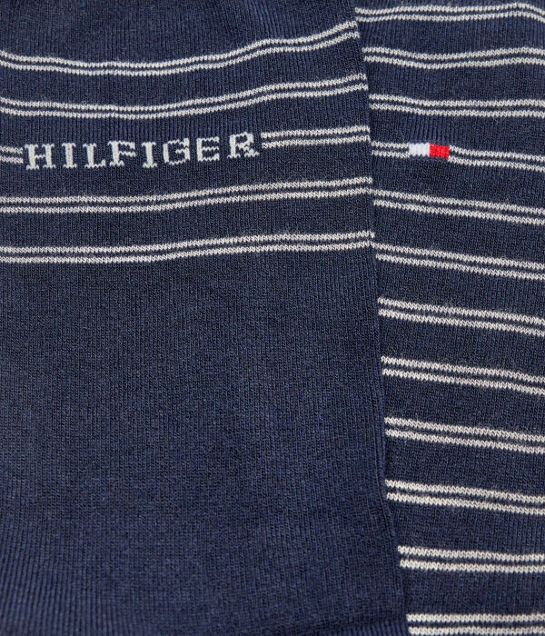 Носки женские Tommy Hilfiger в полоску 2 пары, синий — фото 4