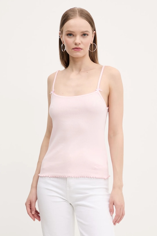 

Топ Tommy Jeans, розовый