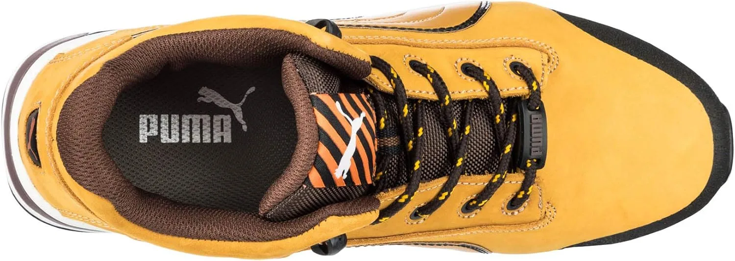 Кроссовки PUMA Safety Dash Wheat MID S3 HRO SRC - это защитная обувь и ботинки из стекловолокна, обеспечивающие защиту от химических веществ, неметаллических материалов, теплоизоляцию, мужские — фото 3