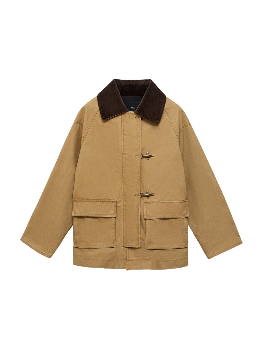 

Демисезонная парка MANGO Fire, Cappuccino/Dark brown