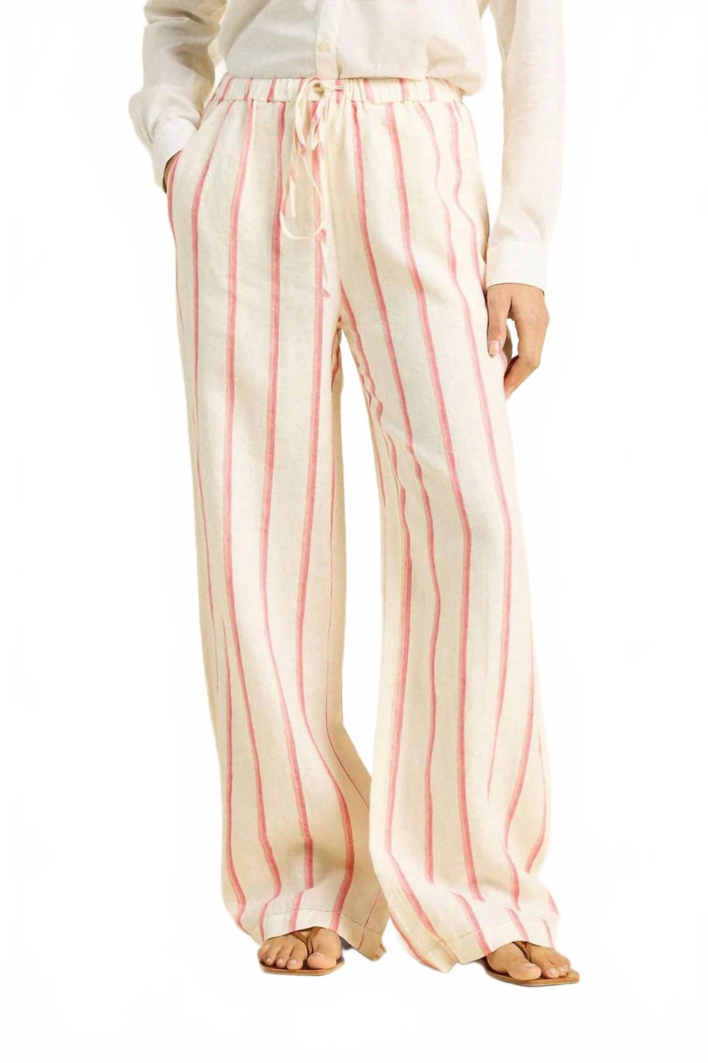 

Вера Полосатые Брюки в полоску Помме TROVATA, Pomme Stripe