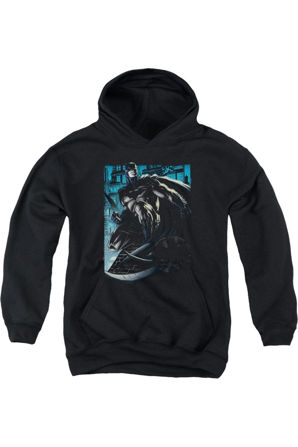 

Батмен: Падение рыцаря в Готе, молодежная толстовка с капюшоном Gildan, черный